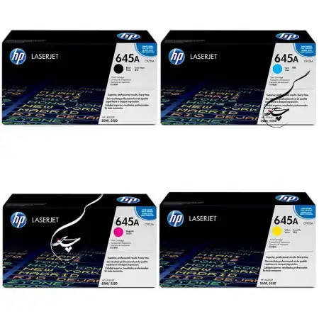 کارتریج تونر HP مدل 645A طرح ست چهار رنگ